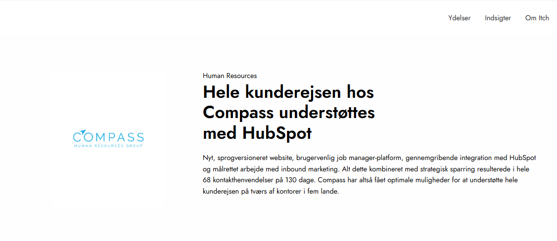 Compass website case