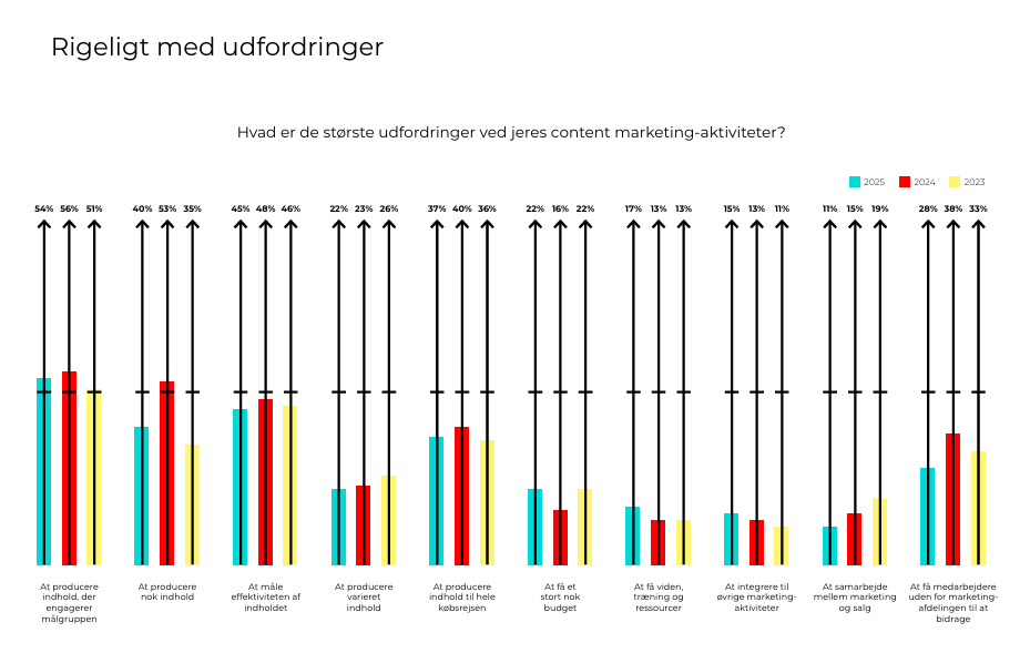 udfordringer content marketing 2025