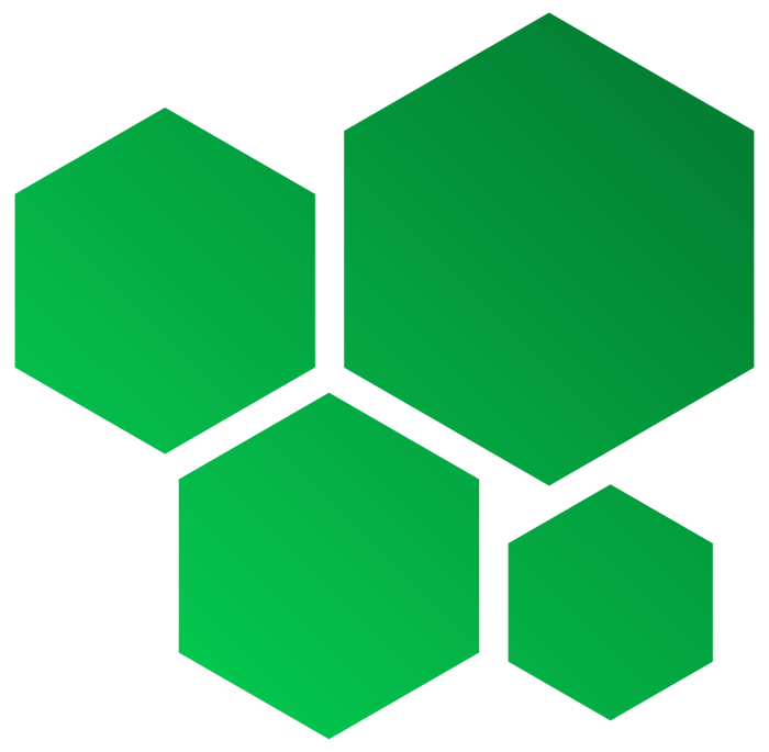 hexagon-vandret-groen-gradient