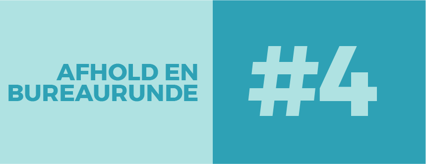 4 afhold en budrunde