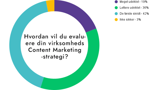 Hvordan vil du evaluere din virksomheds content marketing strategi