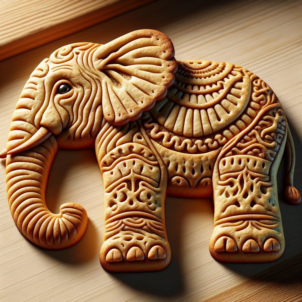 elefant småkage