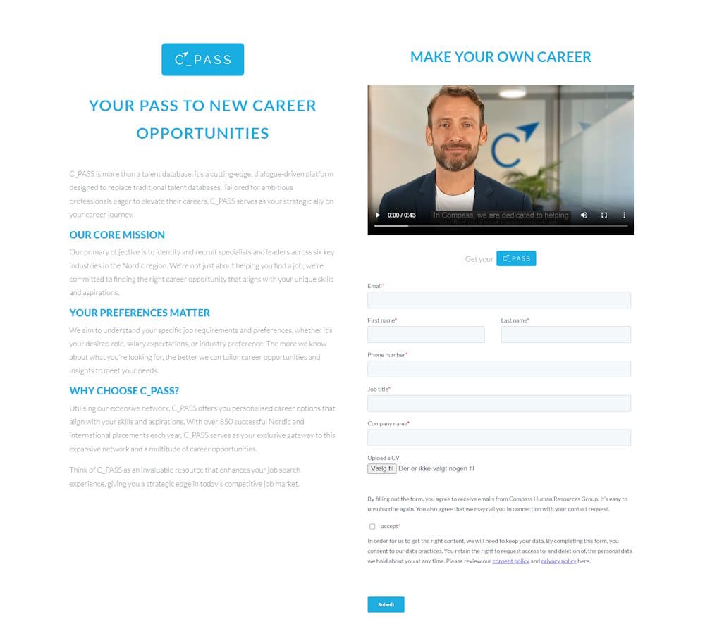 compass - upload cv - udsnit