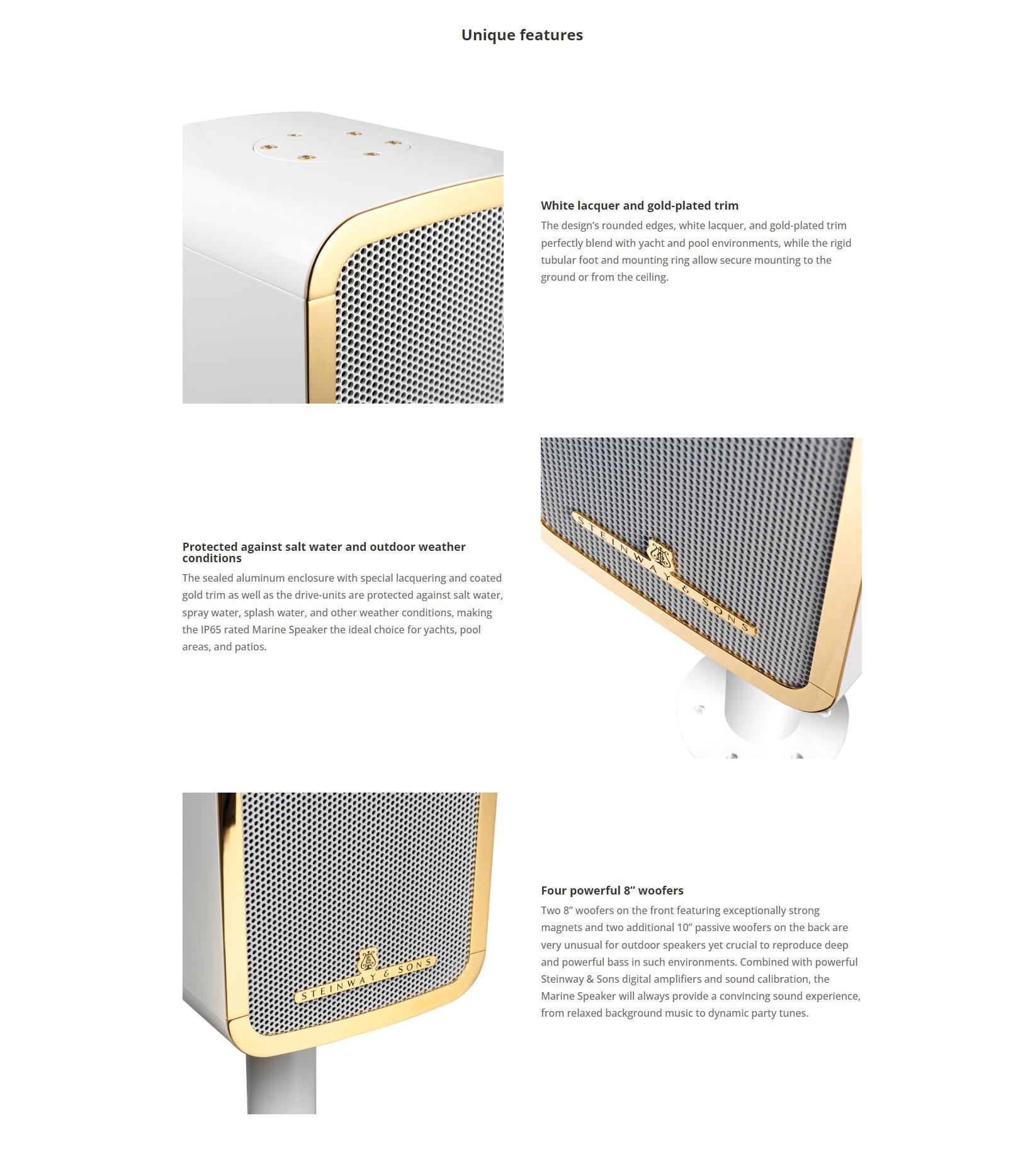 steinway lyngdorf - outdoor - features