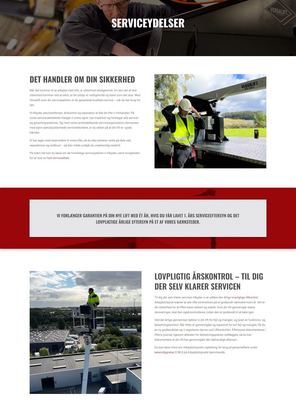 versalift - service - top