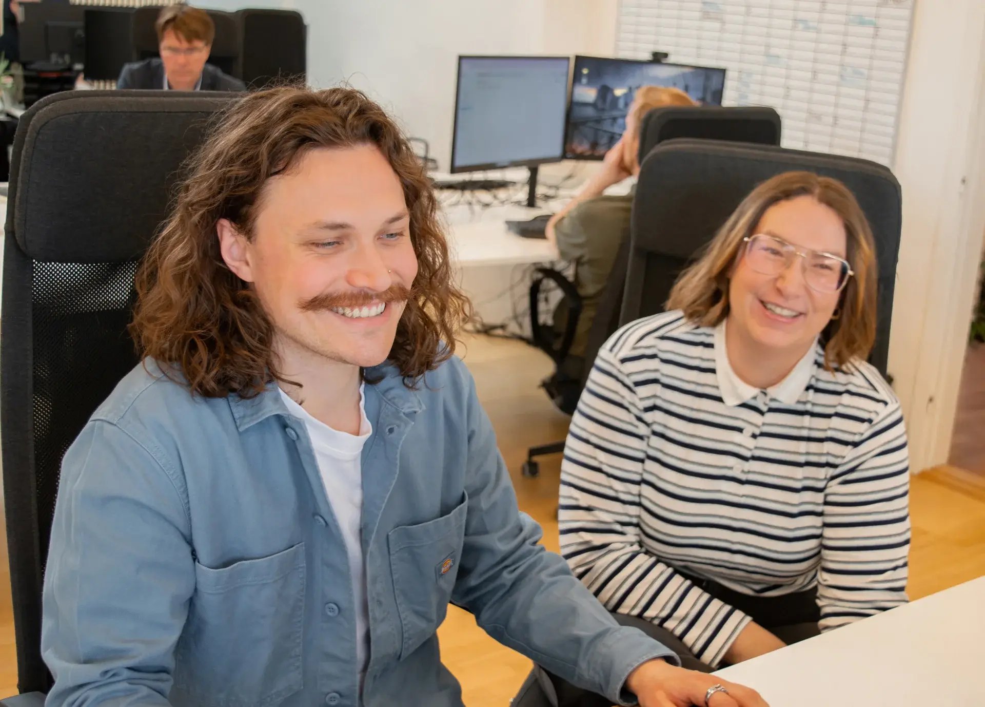 Billede af Niklas og Isabella fra Itch Marketing 