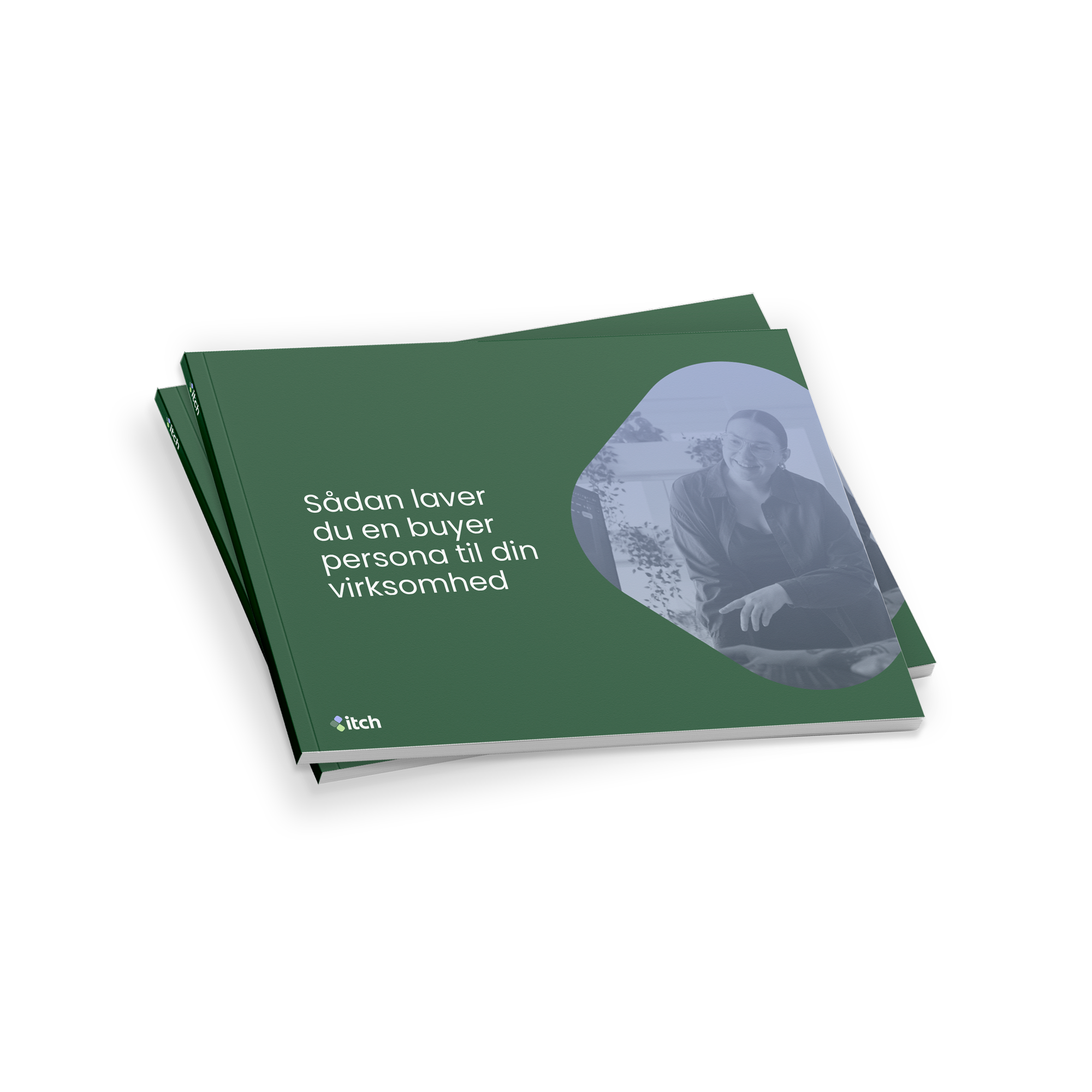 Itch_buyer_persona_Cover_Mockup_matcha_stack_kvadratisk_transparent