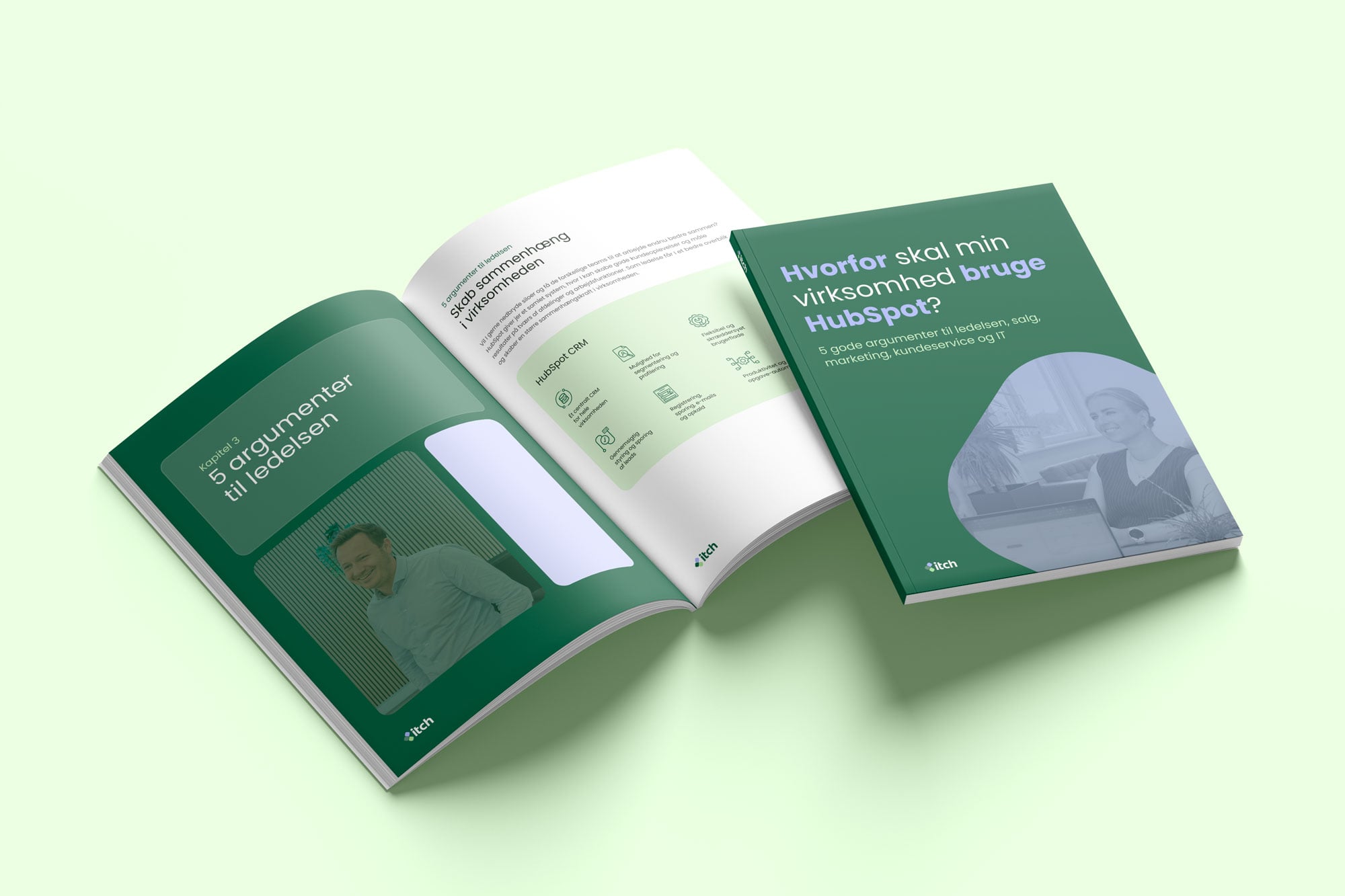 Itch_hvorfor_bruge_hubspot_open_book_forside_samlet