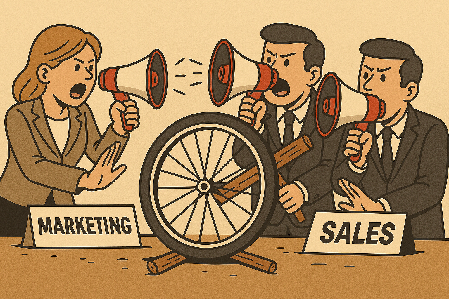 Problemer mellem marketing og salg