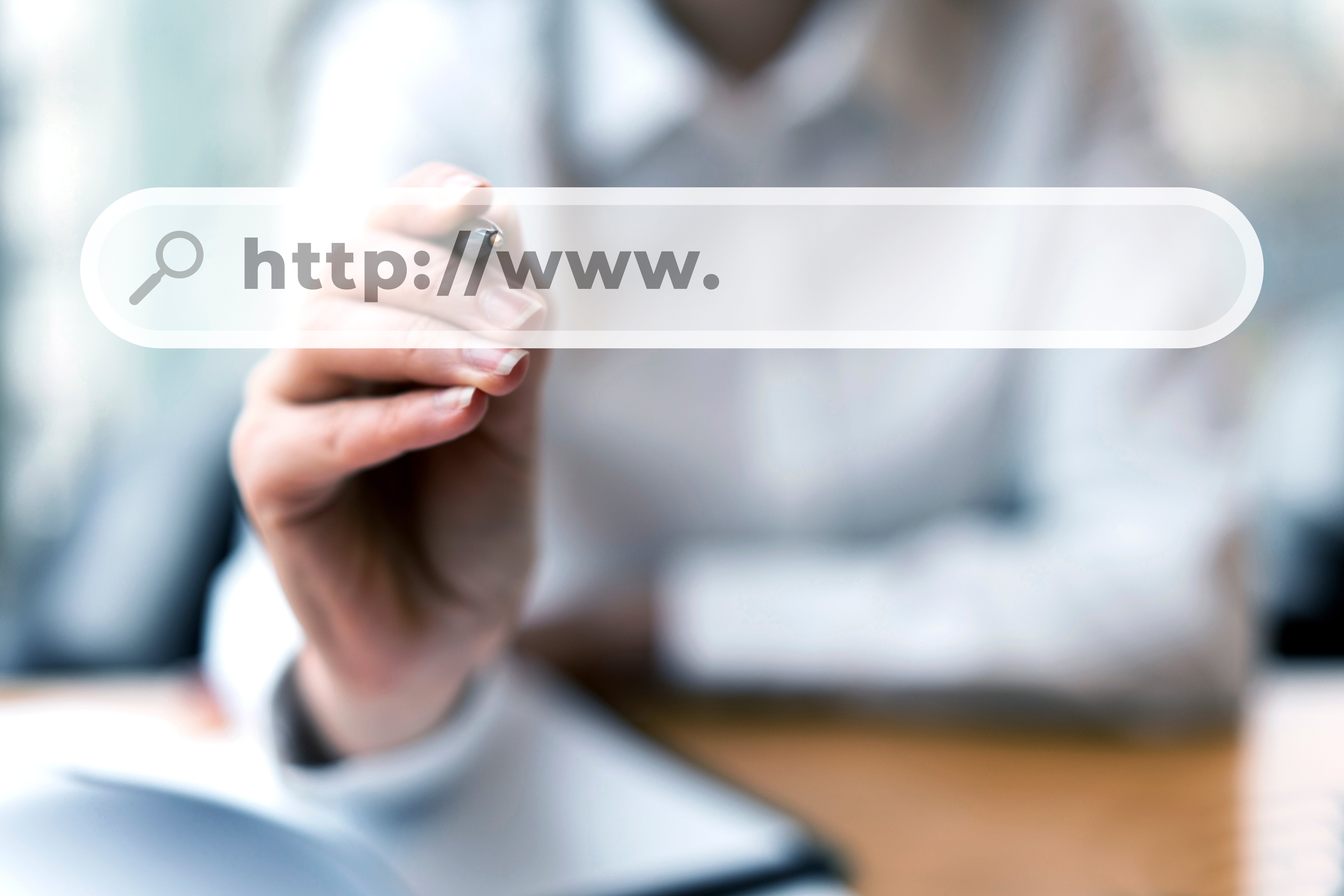 website-hosting-concept-with-search-bar