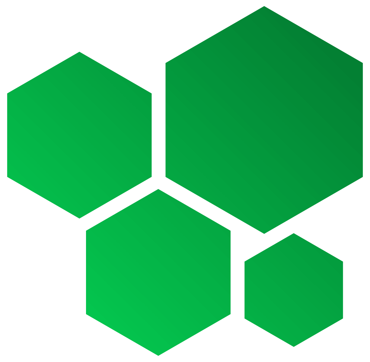 hexagon-vandret-groen-gradient